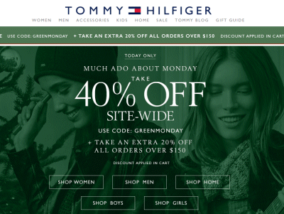 tommy hilfiger online discount code