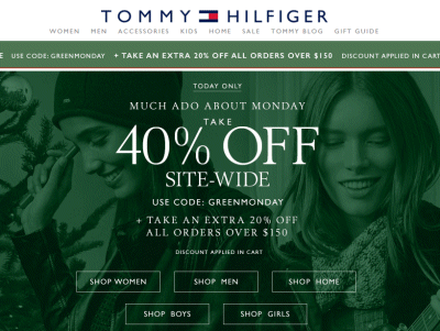 tommy hilfiger promo code online