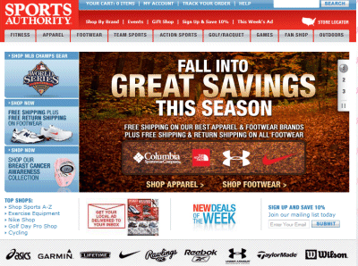 Favorite Shoe Store Coupon on Store For Your Favorite Brands     Nike  Under Armour  The North Face