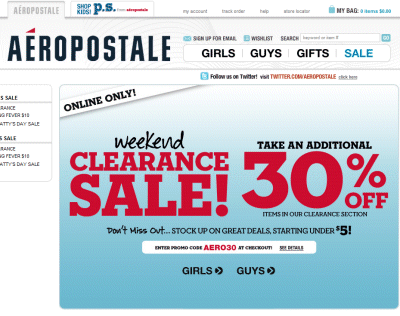 Fashion  Coupon on Aeropostale  Fashion Bug   More Sales