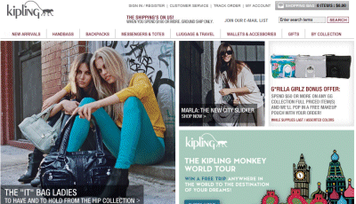 Kipling Brand Shopping search , Price comparision - shop2world.net