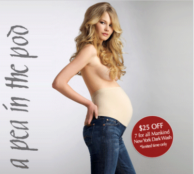 Maternity Clothes Sale on Motherhood Com      25 Off 7 For All Mankind Maternity Jean