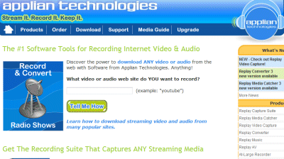 Record Streaming Video. Click here to learn how!