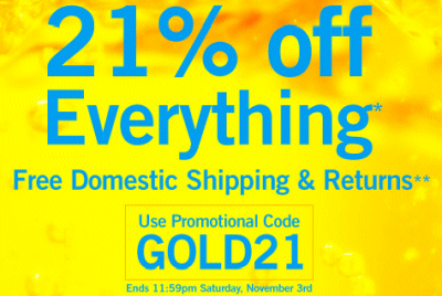 21% Off Everything ADASA Code: GOLD21