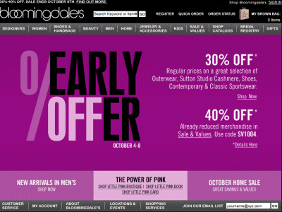 Bloomingdale’s Coupon Codes