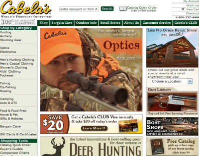 Cabela’s Coupon Codes