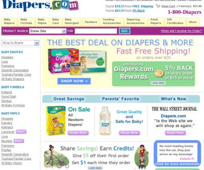 Diapers.com Coupon Codes