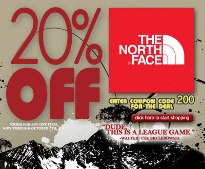 Best Coupon Ever! 20% Off The North Face Code! at Moosejaw
