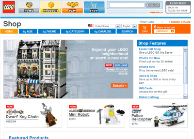 Lego Store Online Promotions and Discount Coupons