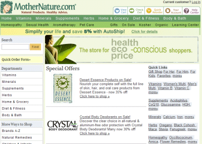 MotherNature.com Coupons