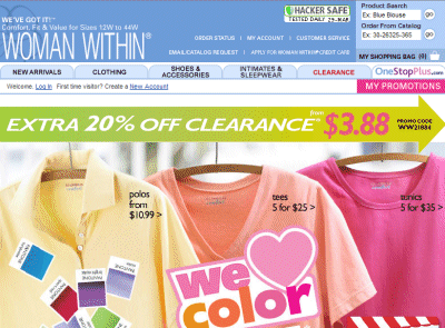 Woman Within Coupons