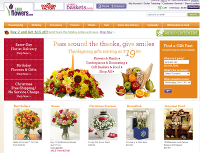 1800Flowers2009.com coupon code