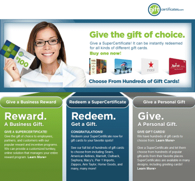 GiftCertificates.com has the PERFECT Gift!