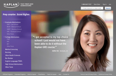 Kaplan Test Prep and Admissions (Kaptest.com)