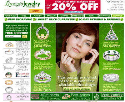 limogesjewelry.com Discount Coupons