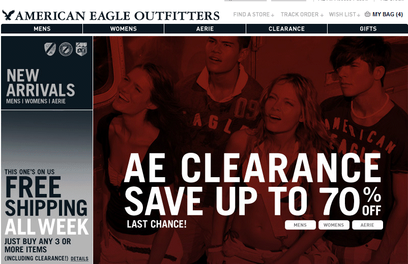 American Eagle Outfitters 25 off coupon code