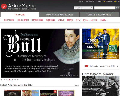 ArkivMusic, The Source for Classical Recordings