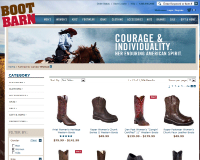 Discover Selection at BootBarn.com