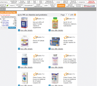 Use your drugstore $$ and save up to 70% on vitamins and probiotics