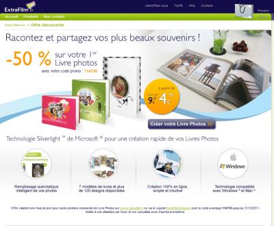 -50% sur les Livres Photos