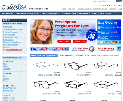 GlassesUSA -The smartest way to buy eyeglasses