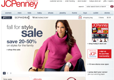 jcpenny fall sale