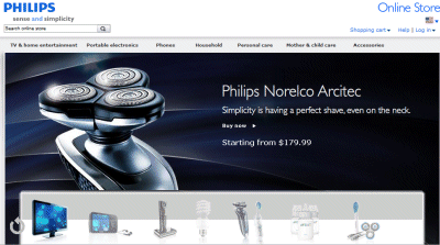 Free Shipping at the Philips Store