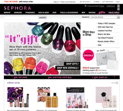 sephora.com Coupons and Hot Deals