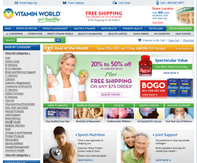 Vitamin World Coupon Codes