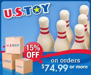 US Toy Company- 15% off $74.99 or more