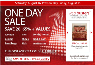 macys one day sale